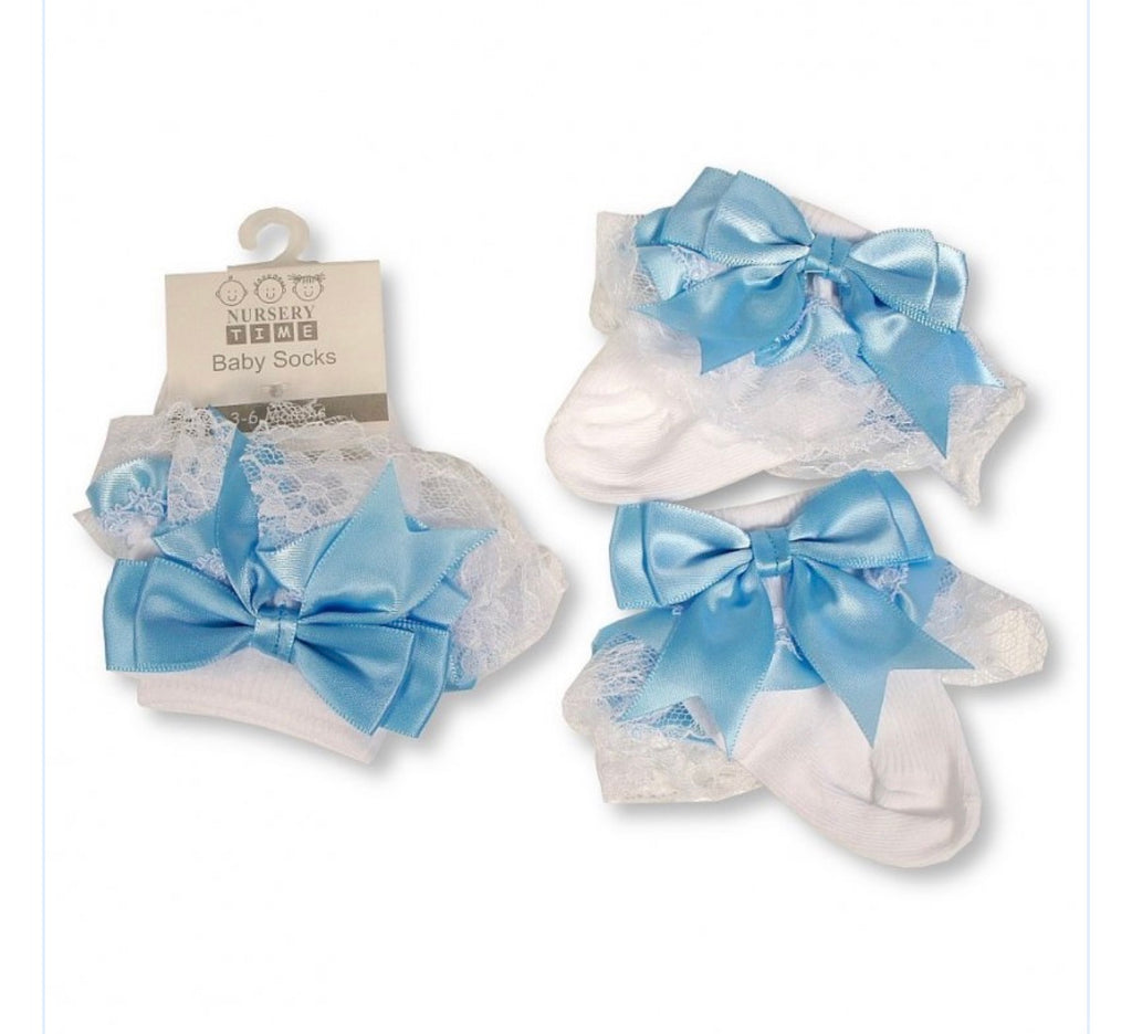 PRE ORDER Frill Bow Ankle Socks