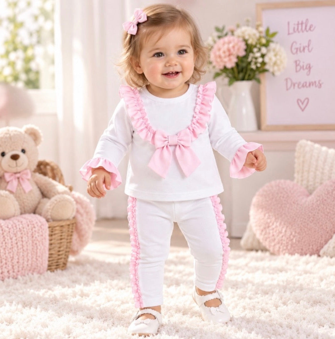Visara Frill Leggings Set