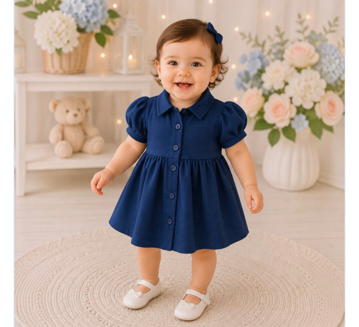PRE ORDER Navy Shirt Dress