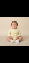 Knitted Long-sleeve Jam Pants Set