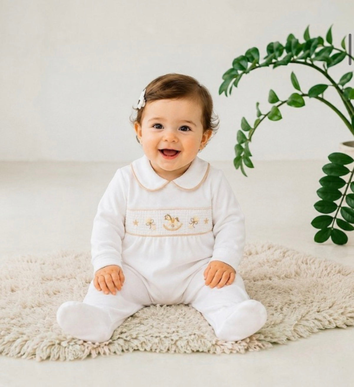 Smocked Babygrow