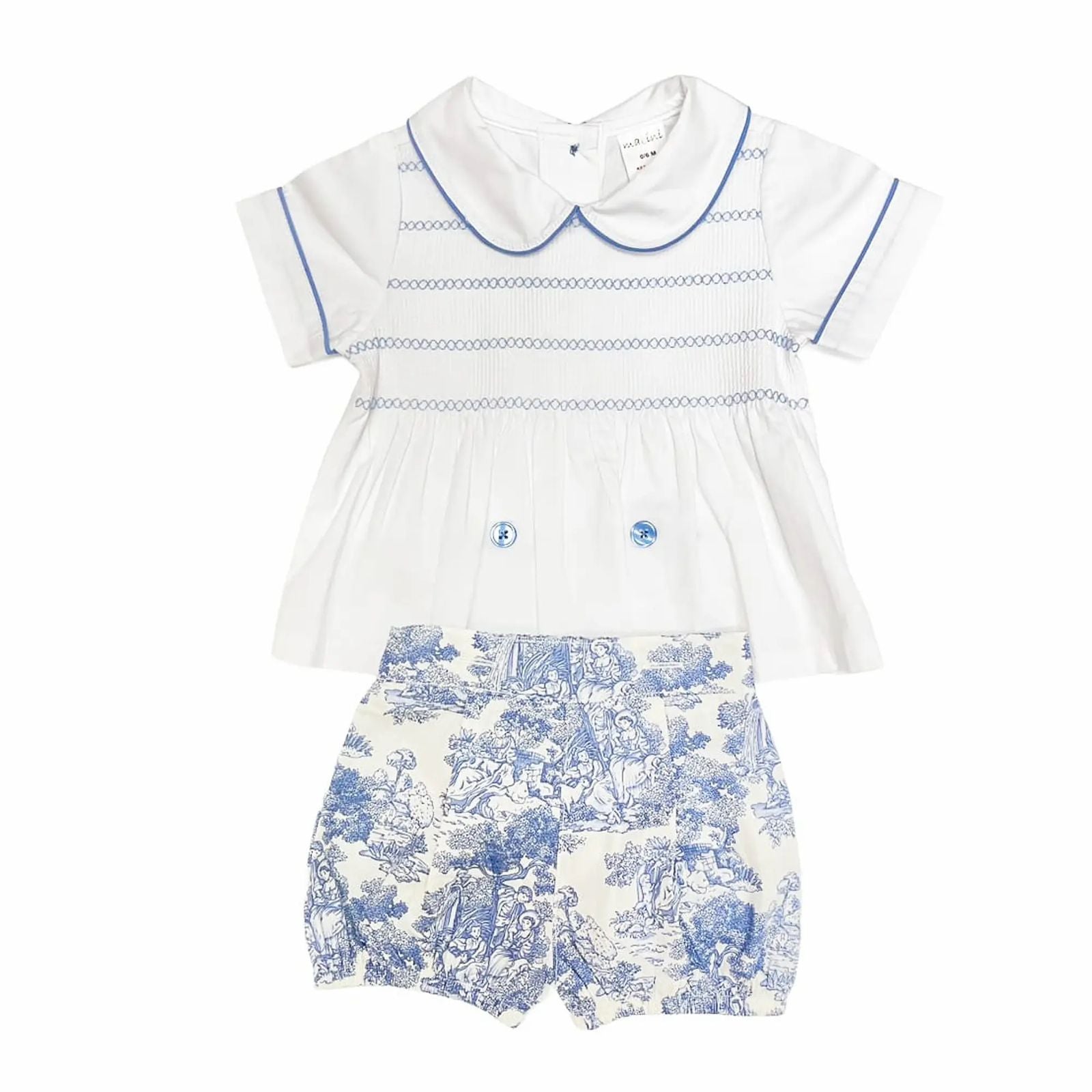 Spanish Patterned Smock Set
