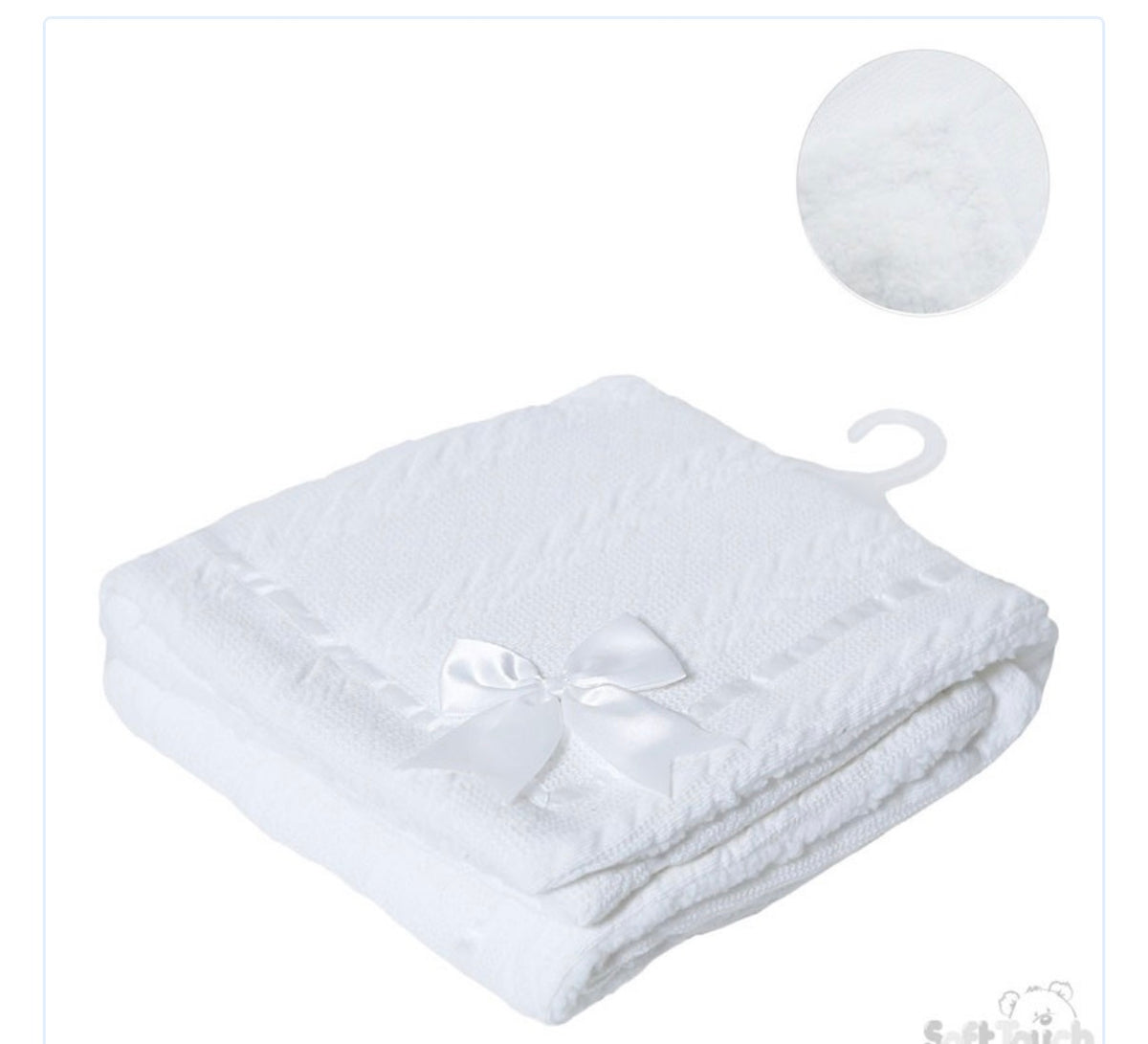 Fluffy Bow Blanket