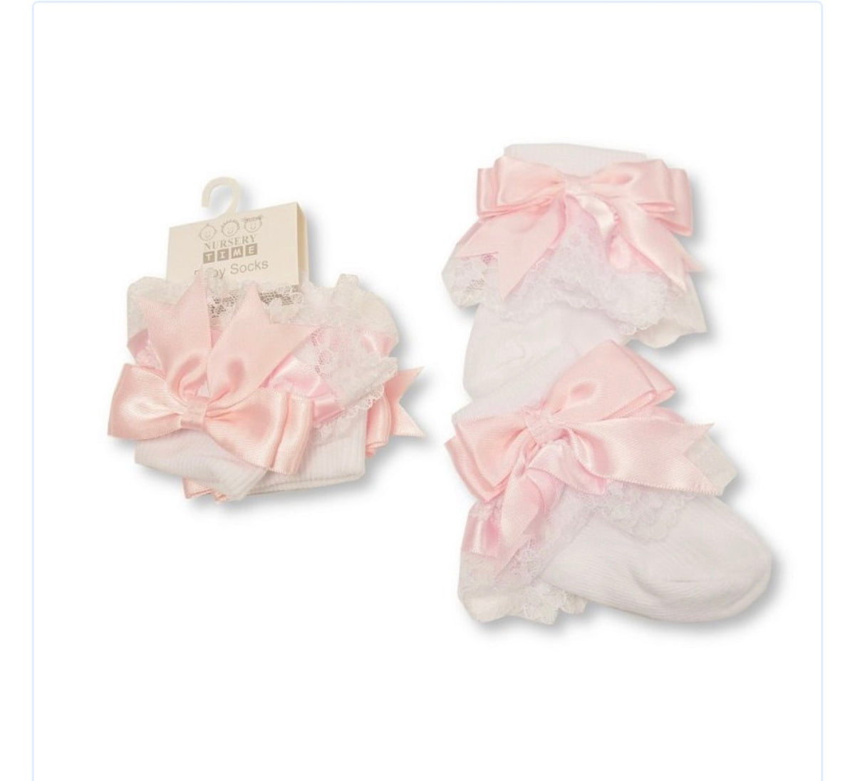PRE ORDER Frill Bow Ankle Socks