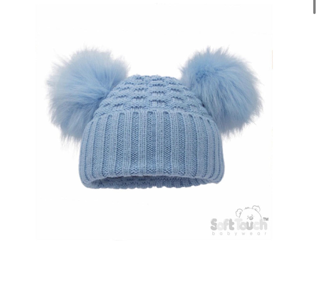 Double Pom Hats