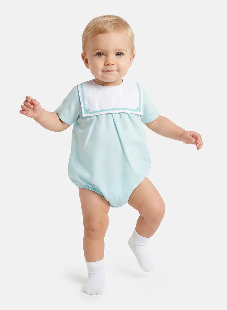 Oscar Romper - Mint Green